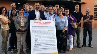 ERC presenta el manifest de suport a la candidatura impulsat per un grup de ciutadans