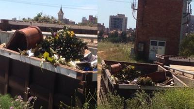 Guanyem Sabadell denuncia que la funerària Torra llença fèretres als contenidors