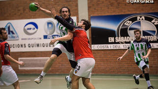 L'OAR Gràcia obre escletxa amb la zona baixa de la Primera Nacional d'handbol