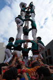 Jornada castellera amb els Saballuts, els Castellers de Terrassa i els Marrecs de Salt