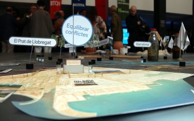 Maqueta de Manifesta 15 a la seva seu de Barcelona | Pere Francesch (ANC)