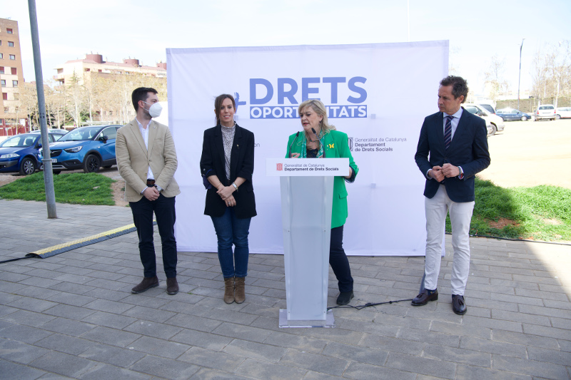 Consellera en roda de premsa/ Roger Benet