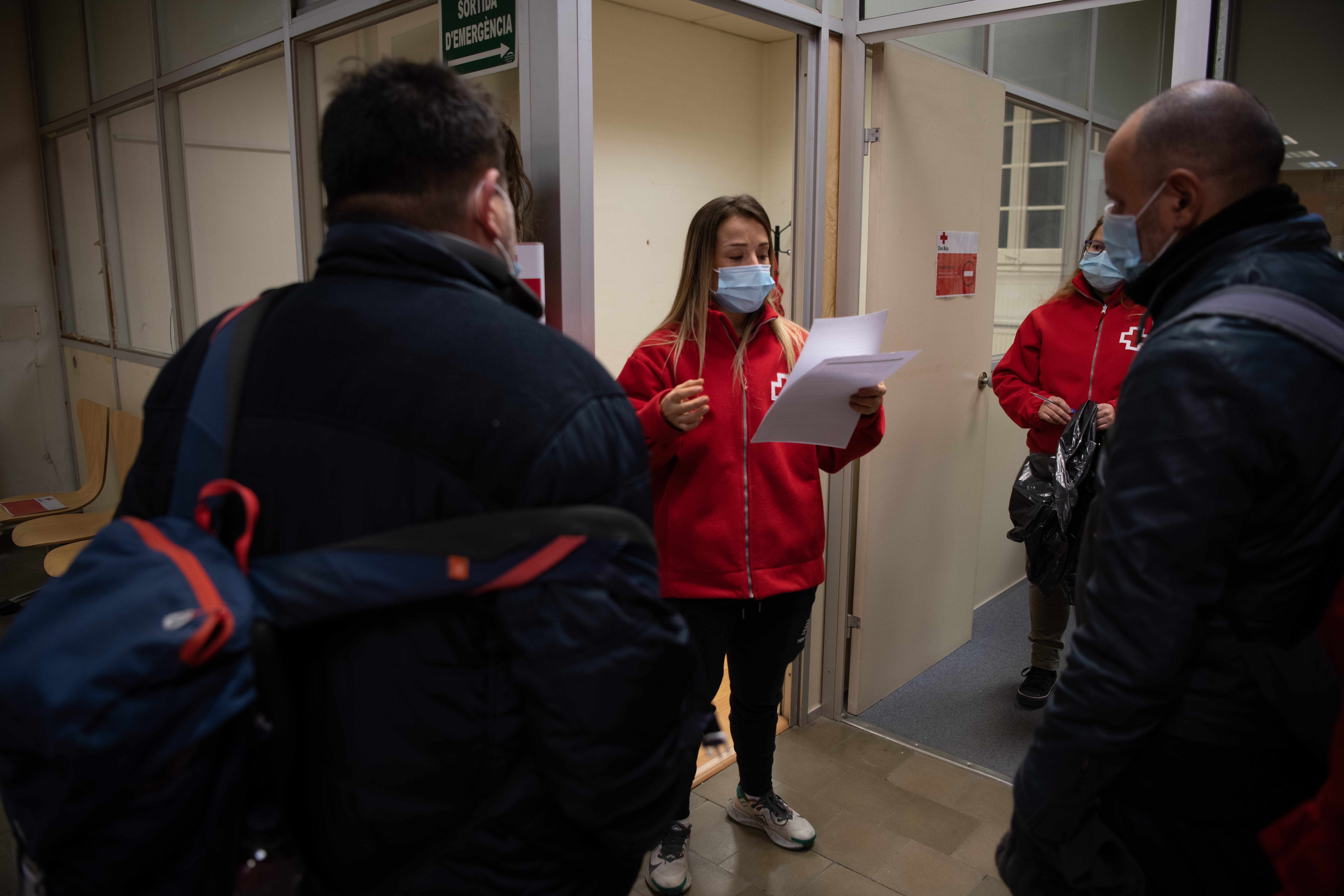 Gestió d'usuaris aquest vespre a l'alberg per a persones sense llar | Roger Benet