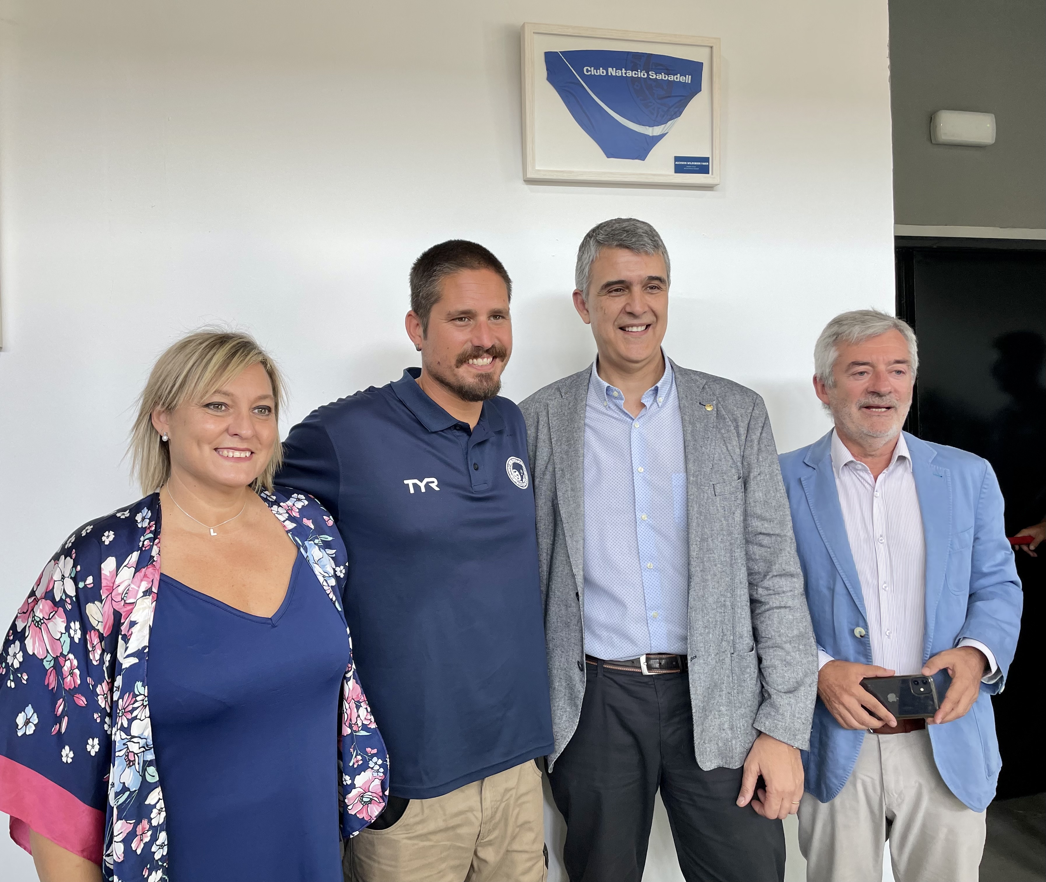 Reyes, Wildeboer, Martí i Carpena, després de penjar el banyador | Pau Vituri