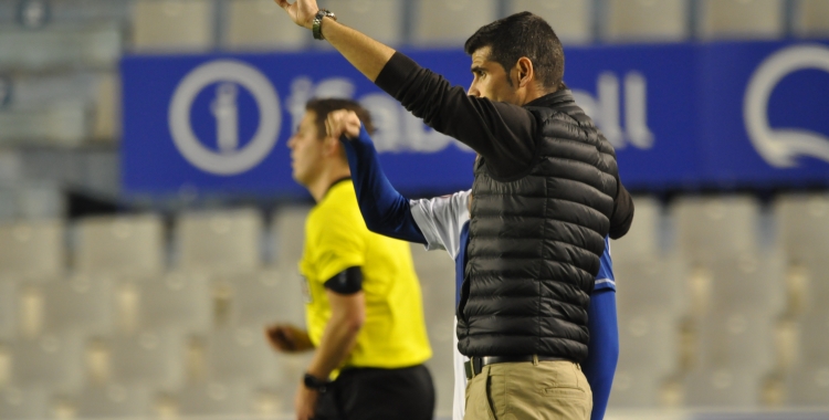 Antonio Hidalgo, en el partit de la penúltima jornada del 2019 davant el Prat | Críspulo Díaz