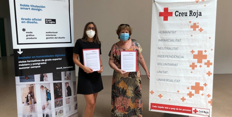 ESDi i Creu Roja Sabadell signen un conveni per desenvolupar iniciatives de disseny social | Cedida