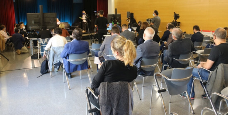 L'auditori de Cal Balsach, durant el Congrés de la Qualitat de l'Aire/ ACN