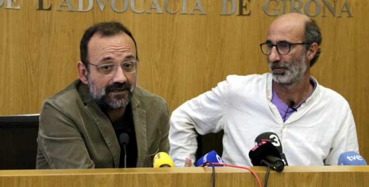 L'advocat Benet Salellas i el germà d'Helena Jubany, Joan Jubany | ACN