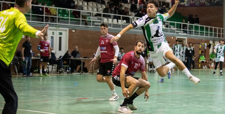 Nil Montserrat, en un acció en la victòria contra el Terrassa la setmana passada | OAR Gràcia - Èric Altimis