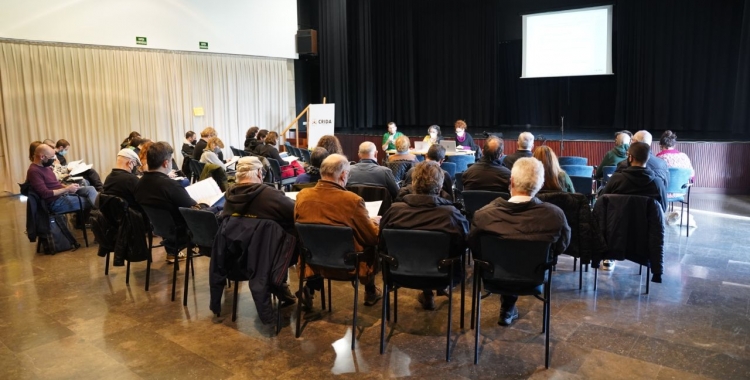 Un moment de l'assemblea de la candidatura | Cedida 
