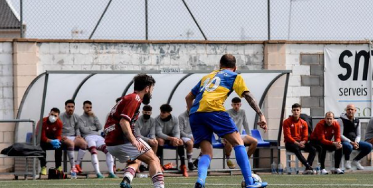 El Sabadell Nord en el darrer partit a Ca n'Oriac | @_luissports_