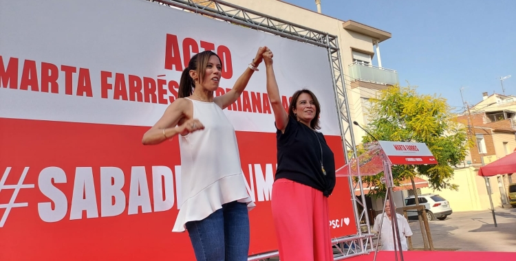 Marta Farrés i Adriana Lastra 