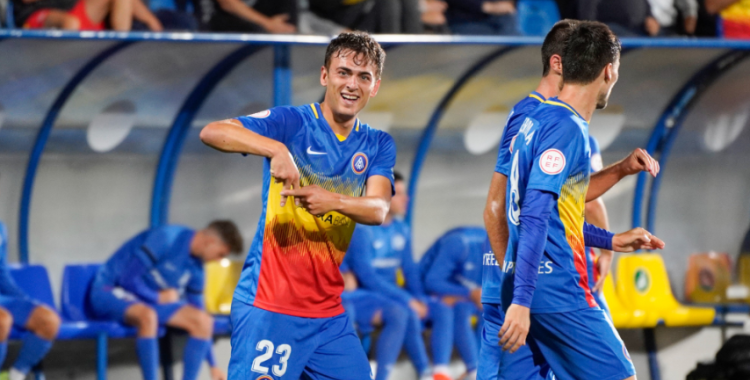 Vergés, celebrant un gol amb l'Andorra | @fcandorra
