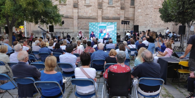 Junts per Sabadell ajunta 100 persones en una conversa de Lluís Matas amb Xavier Trias | Pau Duran