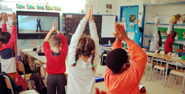 Un taller d'una escola/ Instagram escola Joaquim Blume