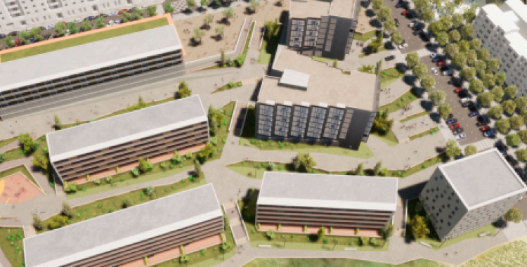 Un render del Complex Roureda | Ajuntament