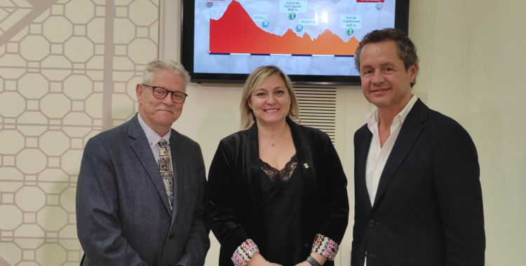 Peris, Reyes i Matas a la presentació d'aquest matí | Sergi Park