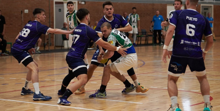 Guillem Correro en el seu últim partit al pavelló del carrer Bocaccio | Èric Altimis