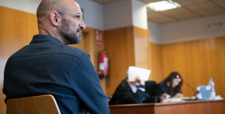 Maties Serracant durant el judici del mes d'abril | Roger Benet