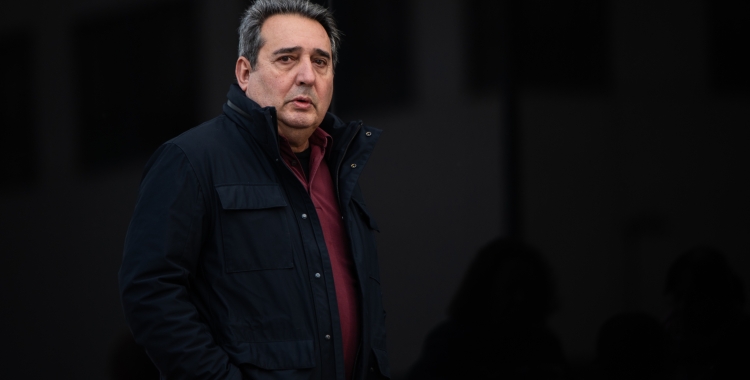 Manuel Bustos, a l'entrada dels jutjats aquest dilluns | Roger Benet