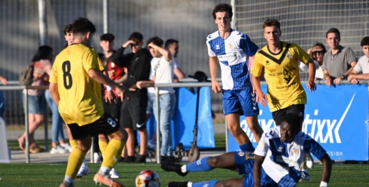 A la primera volta, el Badalona es va imposar 'in extremis' a Olímpia | CES