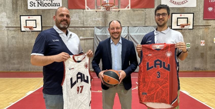 Jonathan Ramírez, Arnau Bonada (president) i Marc Torres | Sergi Park