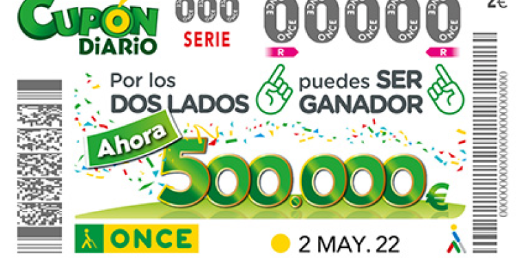 Imatge del cupó diari de l'ONCE