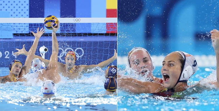 Sergi Cabanas, Edu Lorrio i Judith Forca, en acció als Jocs | Cedides