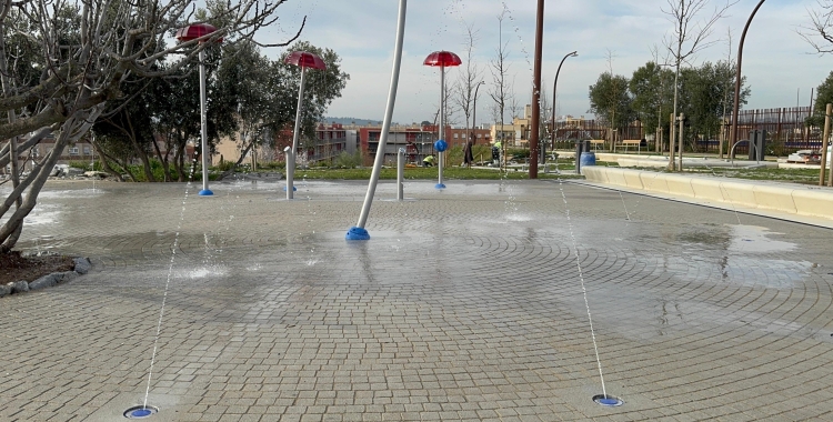 Jocs d'aigua del nou Parc de les Aigües | Cedida