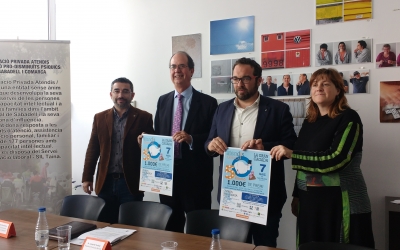 Responsables d'Atendis i de l'Ajuntament han presentat avui la festa major de l'entitat