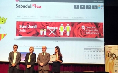 Entrega del guardó, l'any passat/ Ajuntament de Sabadell