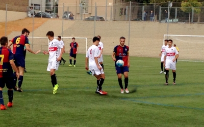 Imatge del partit d'aquesta temporada contra el Nàstic