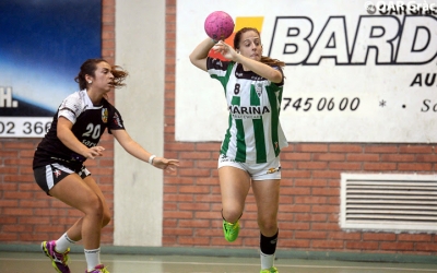 Thaís Podall, jugadora de l'OAR, durant el partit contra el BM La Roca