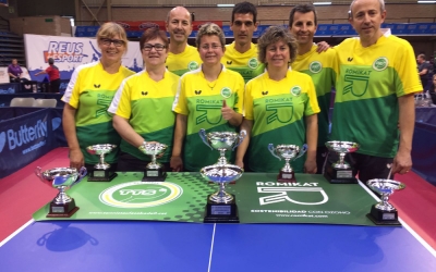 El Tennis Taula Sabadell ha estat un dels protagonistes de l'Estatal