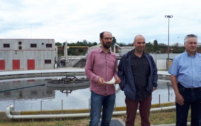 Serracant, Berlanga i Vinyoles han presentat avui el nou sistema/ Karen Madrid