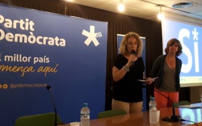 Borràs, en l'acte al Casal Pere Quart/ Karen Madrid