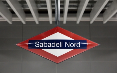 Detall de l'estació Sabadell Nord, Foto: Ajuntament de Sabadell. Autor: Juanma Peláez
