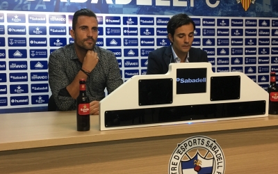 Arhturo i Bruno Batlle, en roda de premsa