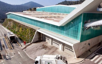 Exterior del Centre de Tractament de Residus de Vacarisses/ Cedida