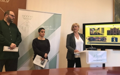 La tinent d'alcalde Marisol Martínez i els regidors Glòria Rubio i Miquel Soler han presentat els pressupostos de la seva àrea. 
