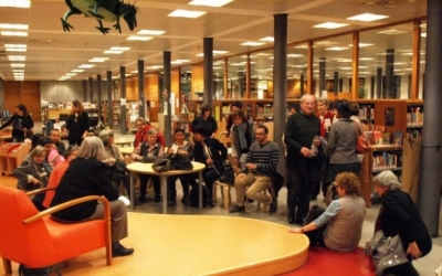 Imatge de la Biblioteca Vapor Badia | Foto: Ràdio Sabadell