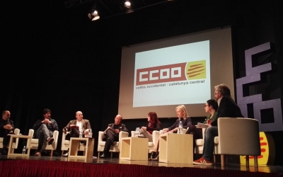 Els ponents durant l'acte sobre pensions de CCOO | CCOO