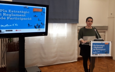 La regidora Glòria Rubio ha presentat avui els terminis d'elaboració del nou pla/ Karen Madrid