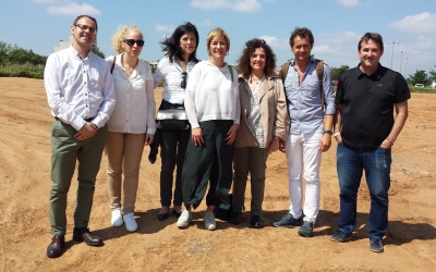 Lourdes Ciuró i el seu equip, a Can Llong | Pau Duran