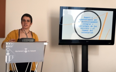 Gloria Rubio ha presentat avui el contingut de la nova oficina/ Karen Madrid