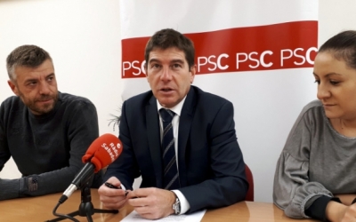 Ayuso, amb els regidors Cristian Sánchez i Ana Carrasco | Karen Madrid