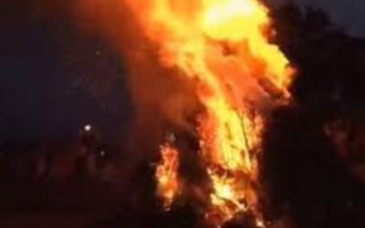 Foguera de Sant Joan | Arxiu Ràdio Sabadell