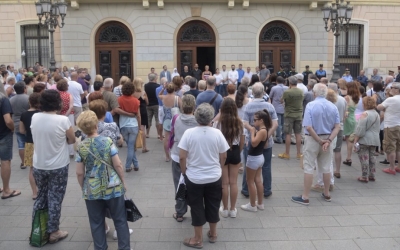 Concentració a l'Ajuntament | Roger Benet