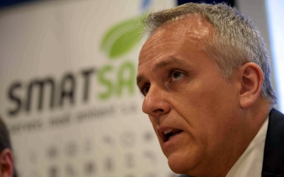 Eugenio Díaz durant una roda de premsa d'Smatsa | Roger Benet