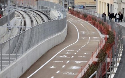 El nou carril bici serviria per donar continuitat al de Gràcia/ Roger Benet